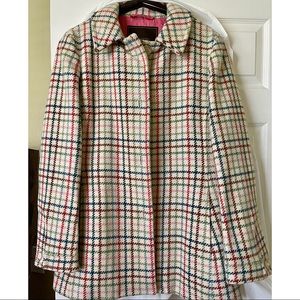 Coach Tatersall coat 💯 wool. Never worn and in bag.